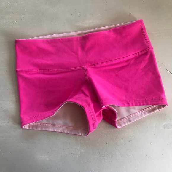 lululemon athletica Pants - Reversible Pink bike short